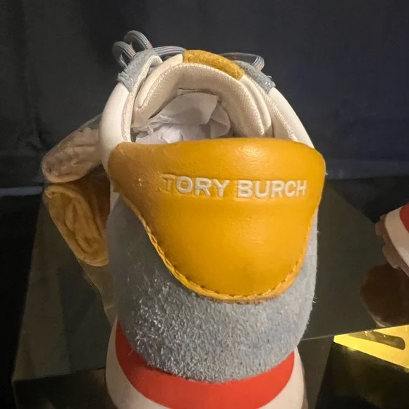 Tory Burch Good Luck Trainer Sneakers in Gressane Color way size 8 NEW - Picture 5 of 12